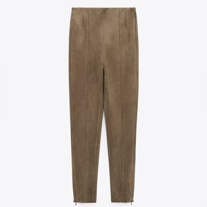 Zara Faux Suede Leggings